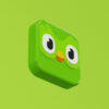Duolingoのキャラクターが書かれた画像