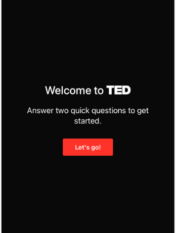 TEDのアプリのアイコンのスクリーンショット