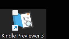 Kindle Previewer3のアイコン
